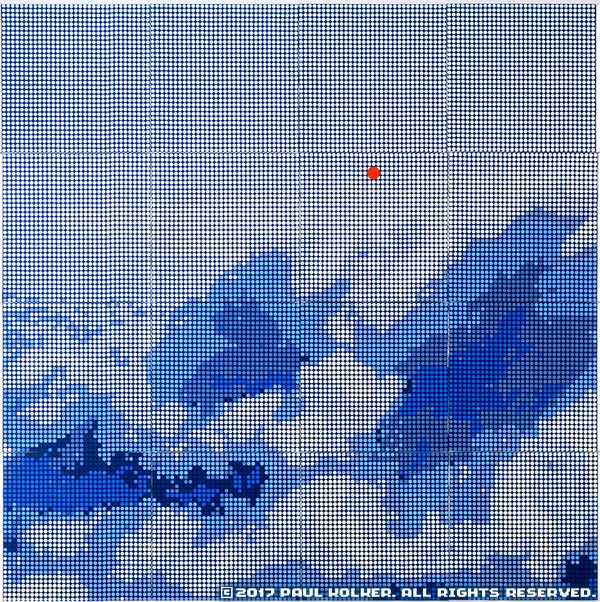 Paul Kolker: cumulonimbus bleu, 2009 - © 2017 Paul Kolker. All rights reserved. Contemporary Artist NYC